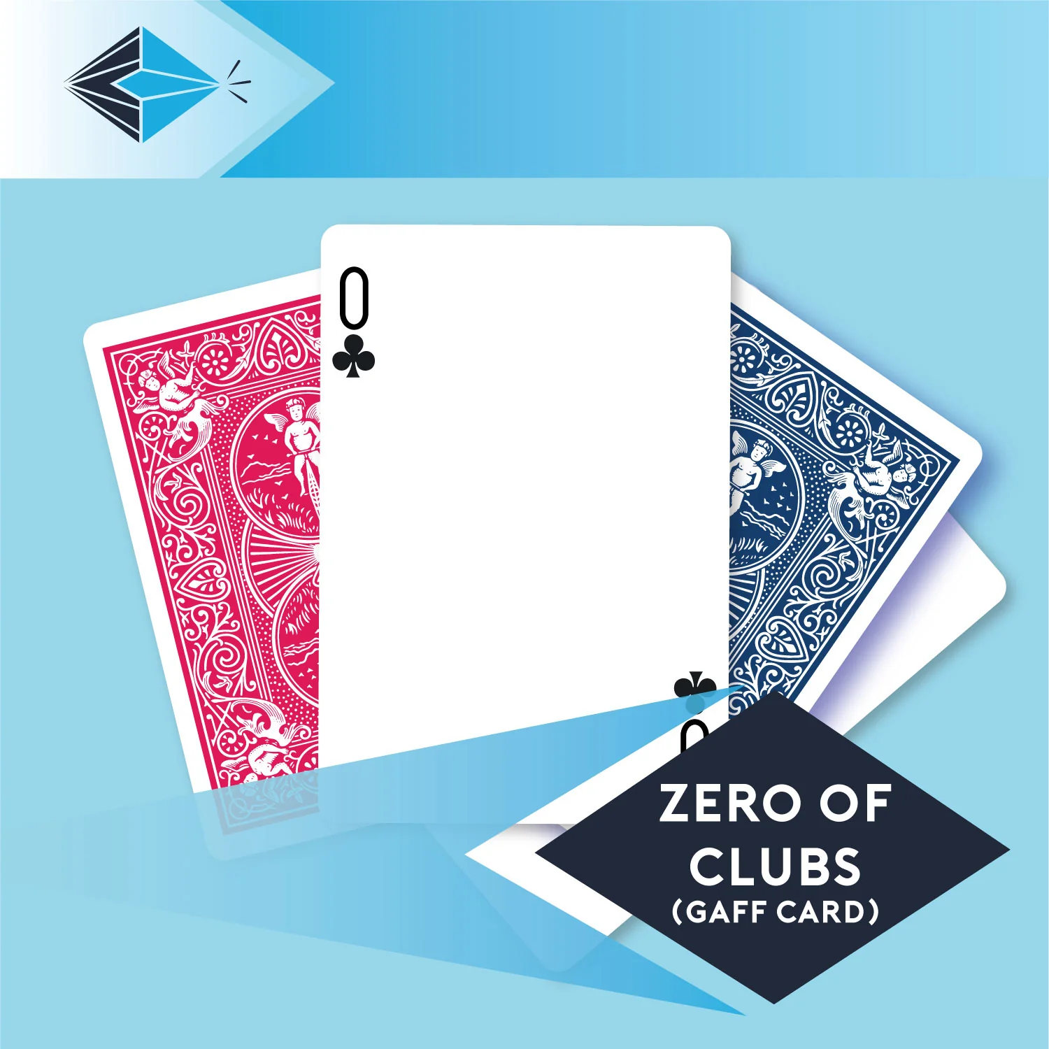 Zero Of Clubs - Single Gaff Card