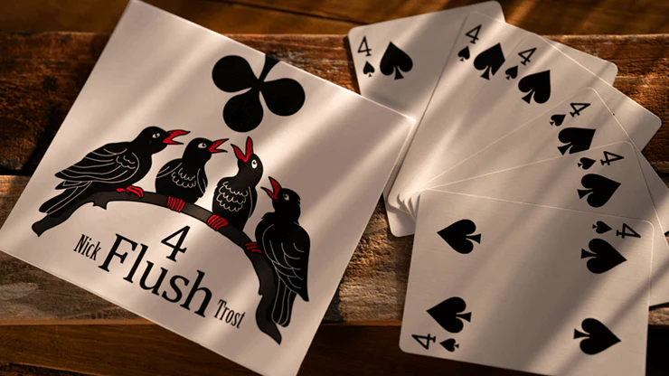 4 FLUSH RED by Nick Trost and Murphy's Magic - Trick - Image 3