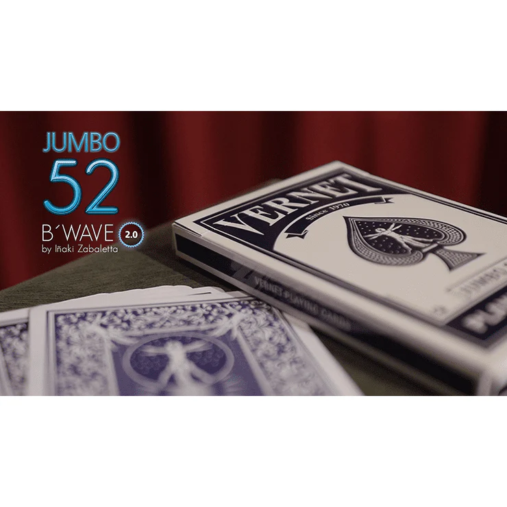 52 B Wave Jumbo 2.0 (Gimmicks and Online Instructions) by Vernet Magic - Trick - Image 4