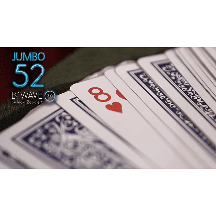 52 B Wave Jumbo 2.0 (Gimmicks and Online Instructions) by Vernet Magic - Trick - Image 5