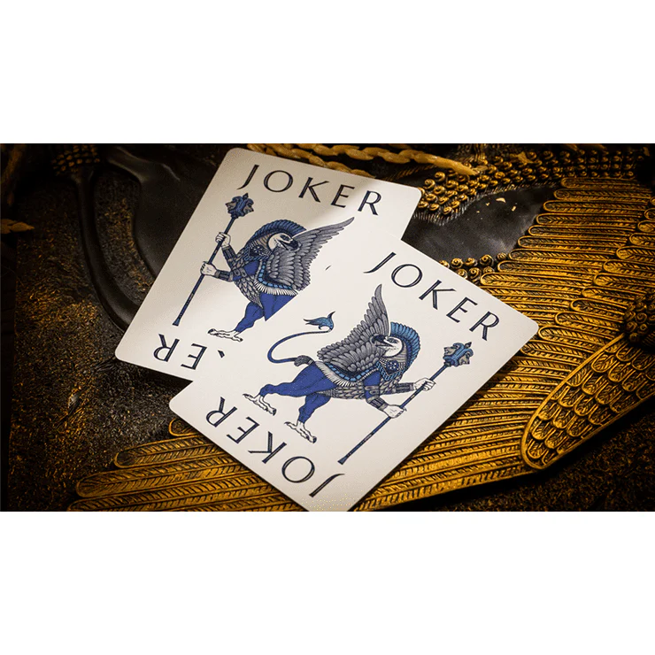 Babylon (Cerulean Blue) Playing Cards by Riffle Shuffle - Image 3