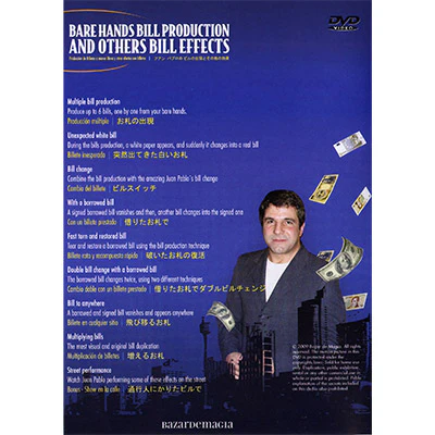 Bare Hands Bill Production and Other Bill Effects (incl. Gimmicks) by Juan Pablo - DVD - Image 2