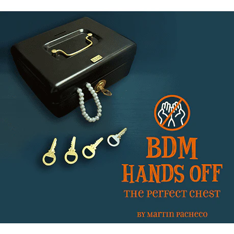 BDM Hands Off Safe Box - The Perfect Chest (Gimmick and Online Instructions) by Bazar de Magia - Trick