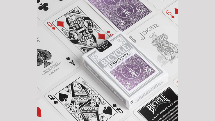 Bicycle Prototype (Purple MetalLuxe) Playing Cards by USPCC - Image 2
