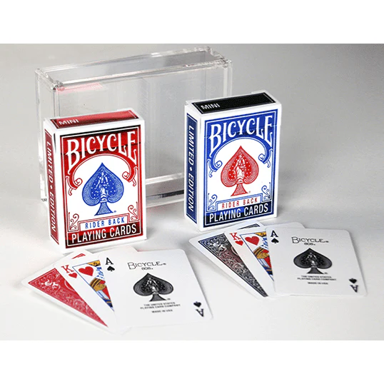 Bicycle Rider Back Mini Limited Edition (2 Pack With Foil Tucks In Carat Case) by US Playing Card Co - Image 2
