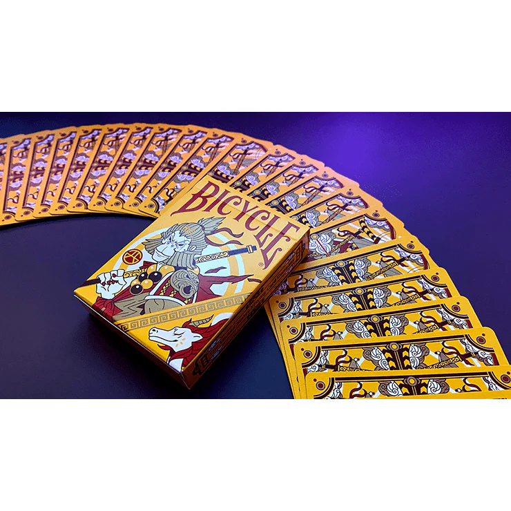 Bicycle Wukong Rebellion (Yellow) Playing Cards - Image 3