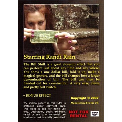 Bill Shift (PK Ring Effects Volume 1) by Randi Rain - DVD - Image 2