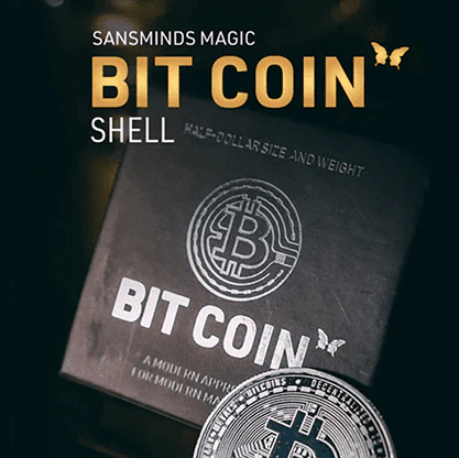 Bit Coin Shell (Silver) by SansMinds Creative Lab - Trick - Image 4
