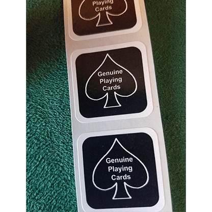 BLACK New Deck Stickers (100 SEALS)