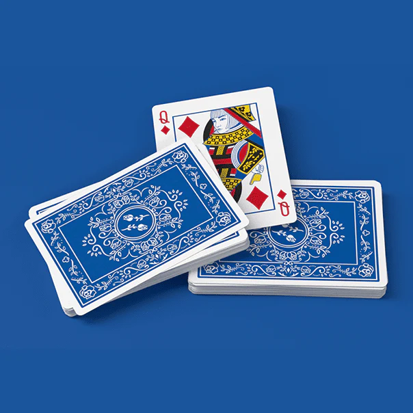 Black Roses Blue Magic Playing Cards - Image 2