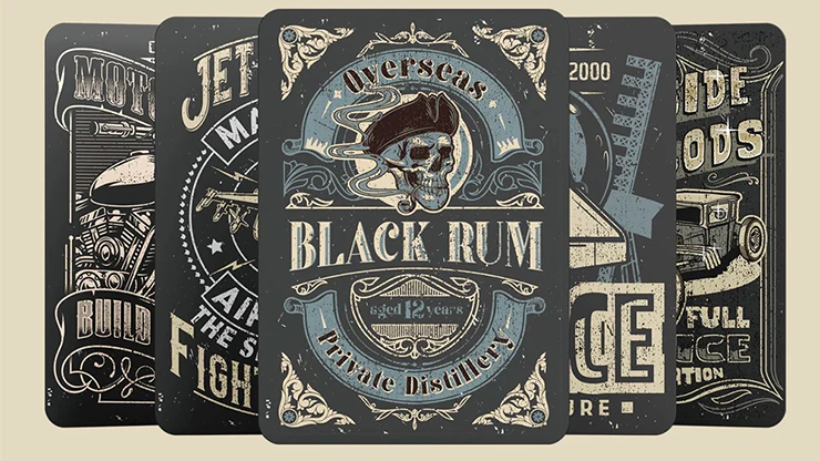 Black Rum Playing Cards - Image 2