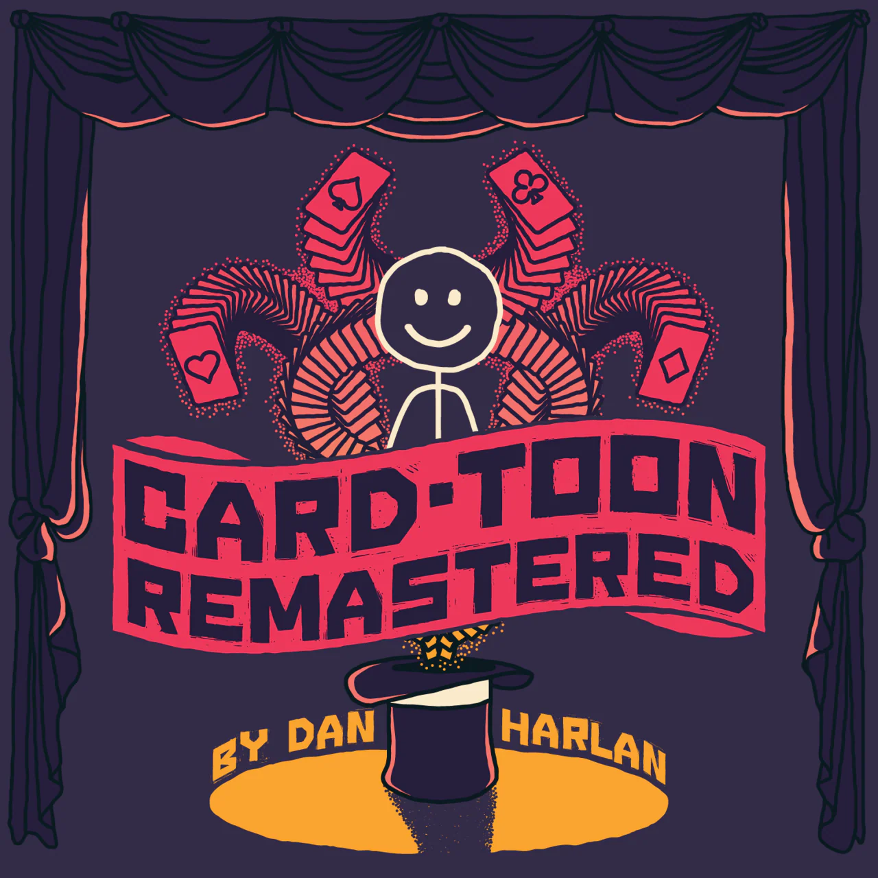 CardToon Remastered Poker Size by Dan Harlan USA Customers Only