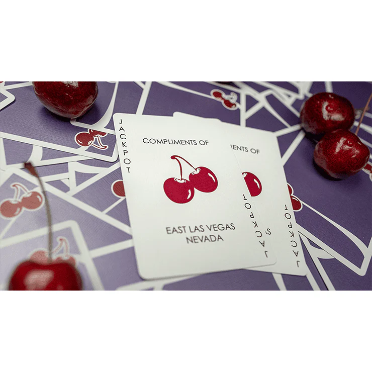 Cherry Casino (Desert Inn Purple) Playing Cards by Pure Imagination Projects - Image 4