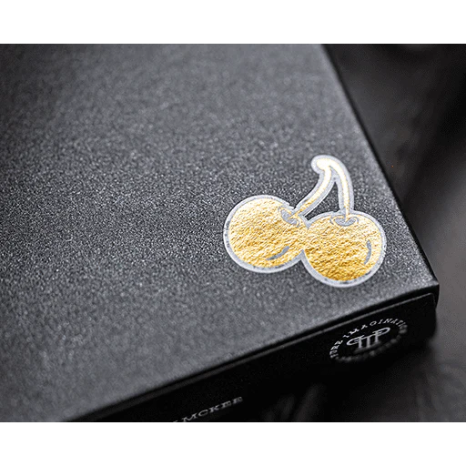 Cherry Casino House Deck (Monte Carlo Black and Gold) Playing Cards by Pure Imagination Projects - Image 3