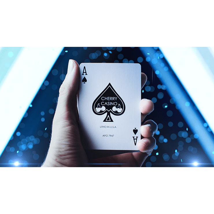 Cherry Casino Playing Cards (Tahoe Blue) by Pure Imagination Projects - Image 4