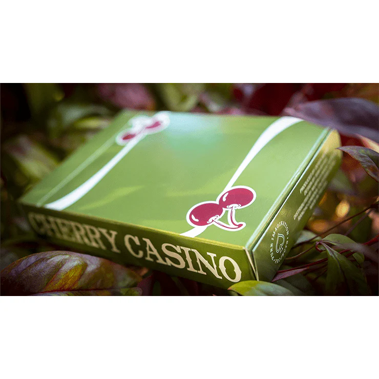 Cherry Casino (Sahara Green) Playing Cards by Pure Imagination Projects - Image 2