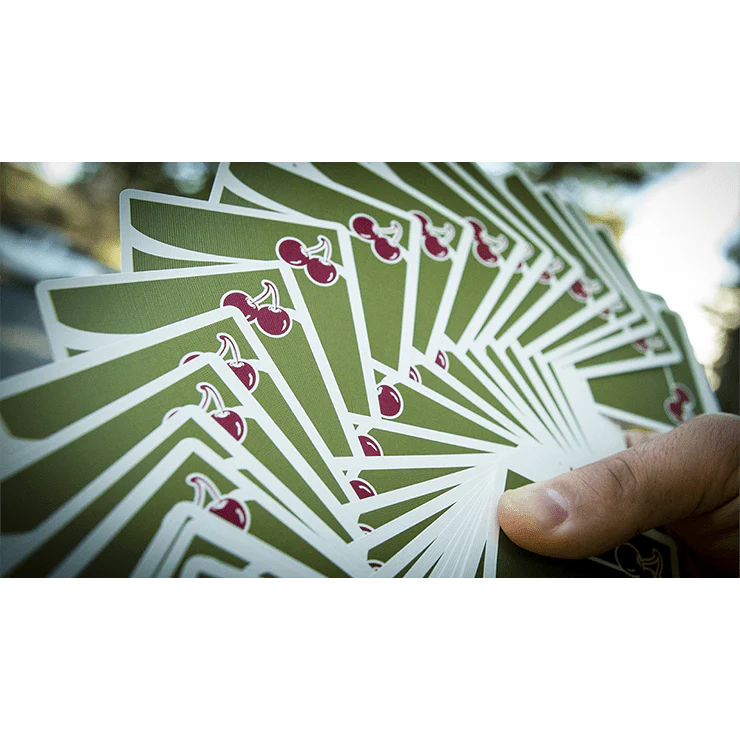Cherry Casino (Sahara Green) Playing Cards by Pure Imagination Projects - Image 4