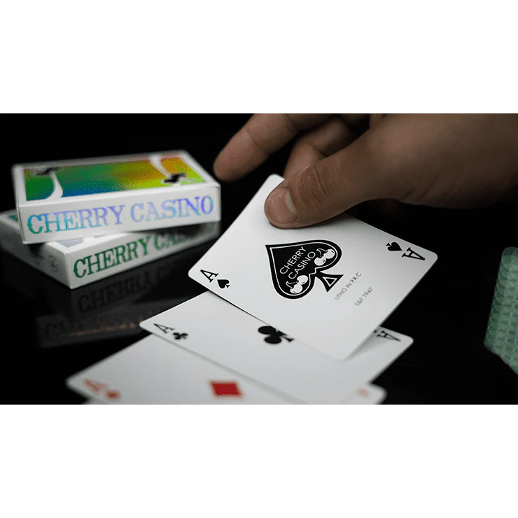 Cherry Casino Sands Mirage (Holographic) Playing Cards - Image 6
