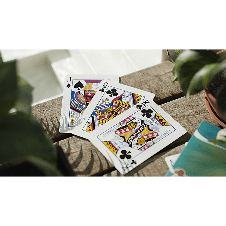 Cherry Casino (Tropicana Teal) Playing Cards by Pure Imagination Projects - Image 5