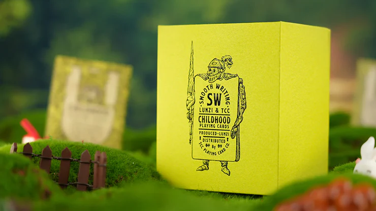 Childhood Playing Cards (Half Brick Standard  + Gilded ) by TCC & Lunzi