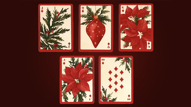 Christmas Botanicals Playing Cards by Puckator UK - Image 4