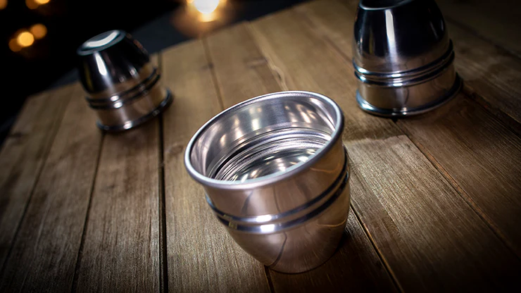 CUPS and BALLS Aluminum (Gimmicks and Instructions) by Murphy's Magic  - Trick - Image 4