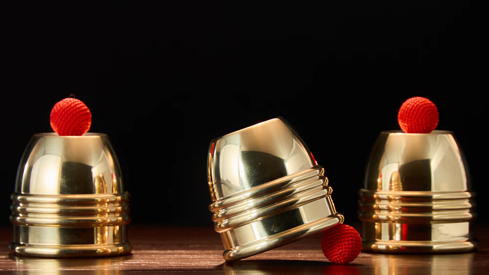 Cups and Balls Set MINI (Copper) by Bluether Magic and Raphael - Image 2