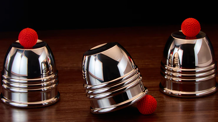 Cups and Balls Set SMALL (Stainless-Steel) by Bluether Magic and Raphael - Image 3