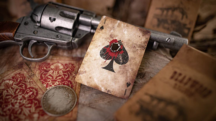Deadwood (Red) Playing Cards by Matthew Wright and Mark Bennett - Image 2
