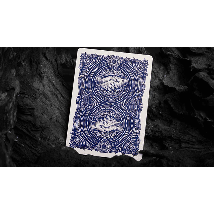 Deal with the Devil (Cobalt Blue) UV Playing Cards by Darkside Playing Card Co - Image 2