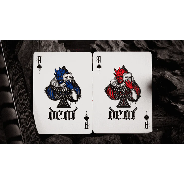 Deal with the Devil (Cobalt Blue) UV Playing Cards by Darkside Playing Card Co - Image 3