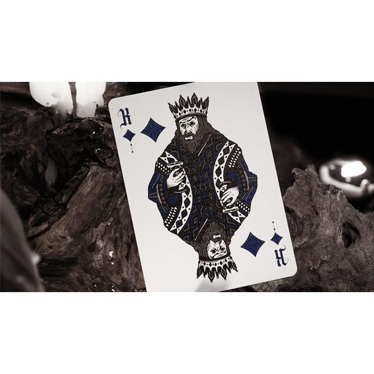Deal with the Devil (Cobalt Blue) UV Playing Cards by Darkside Playing Card Co - Image 5