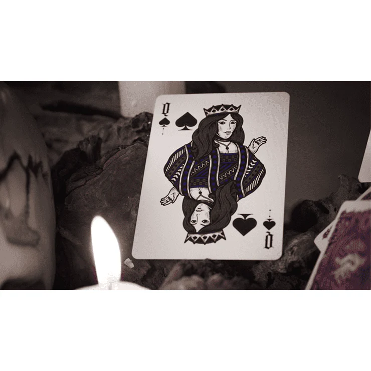 Deal with the Devil (Cobalt Blue) UV Playing Cards by Darkside Playing Card Co - Image 6