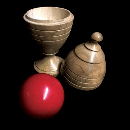 Deluxe Wooden Ball Vase by Merlins Magic - Trick - Image 2