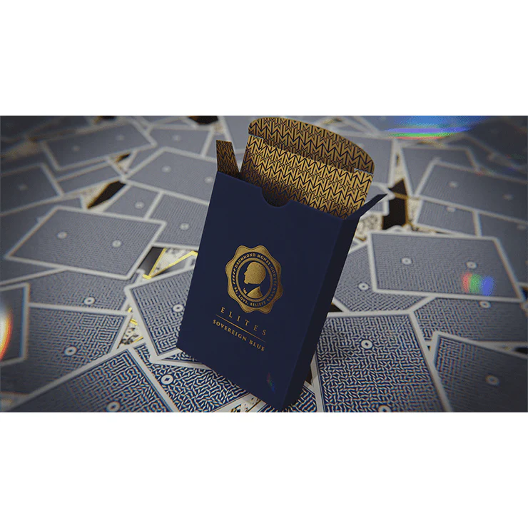 DMC ELITES: V4 Sovereign Blue Playing Cards - Image 3