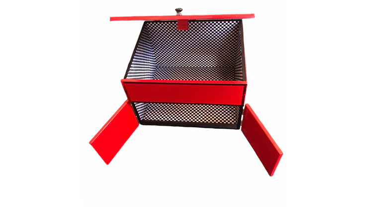 Drop Down Mirror Box (Large/Red) by Ickle Pickle - Trick - Image 3