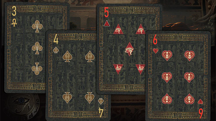 Egypt Mythology Black Edition (Green, Nile) Playing Cards - Image 5