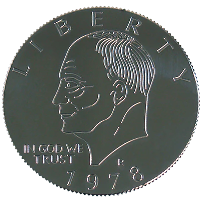 Eisenhower Palming Coin (Dollar Sized)by You Want it We Got it - Trick
