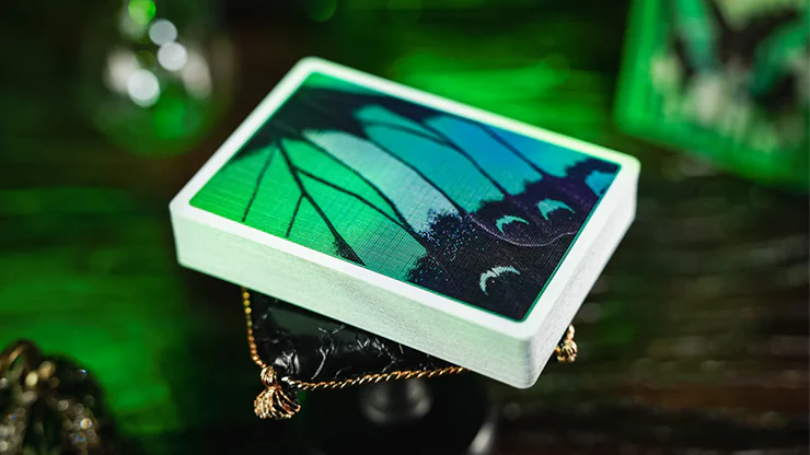 Emerald Green Morpho Playing Cards by TCC Fashion - Image 2