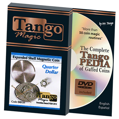 Expanded Shell Quarter Magnetic (D0151) by Tango - Trick