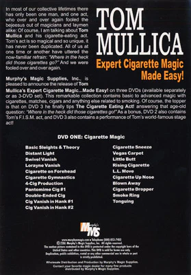 Expert Cigarette Magic Made Easy - Vol.1 by Tom Mullica - DVD - Image 2