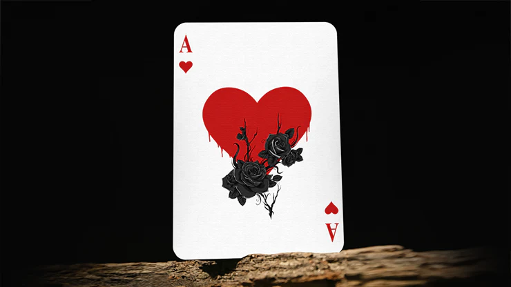 Feather & Bone: The Chrome Hearts (Foil) Playing Cards by Joel Meyers - Image 3