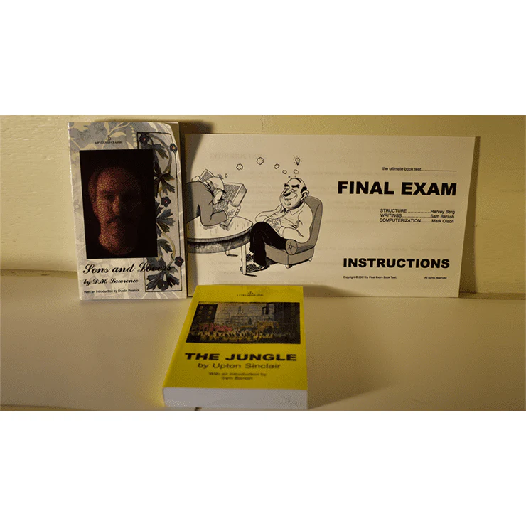 Final Exam Book Test Harvey Berg - Trick - Image 2