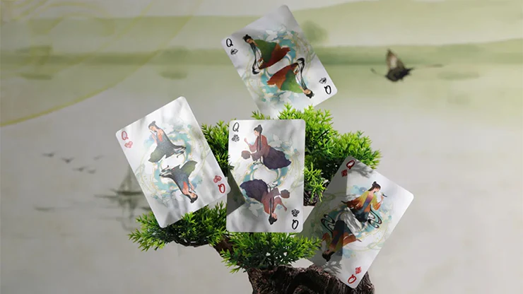 Flower Moon V2 ( Moonlight) Playing Cards by King Star - Image 5