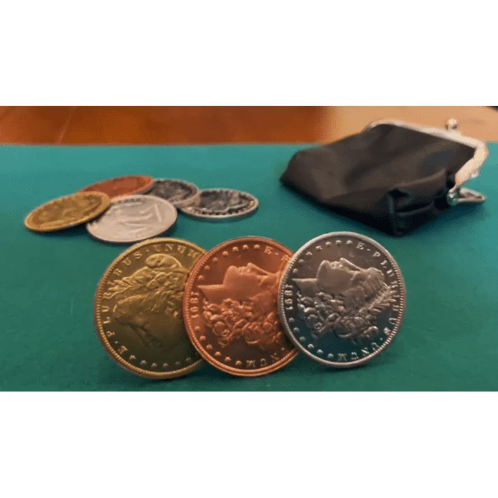 Follow the Silver Morgan Replica (Gimmicks and Online Instructions) by Tango - Trick - Image 2