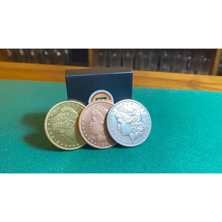 Follow the Silver Morgan Replica (Gimmicks and Online Instructions) by Tango - Trick - Image 3