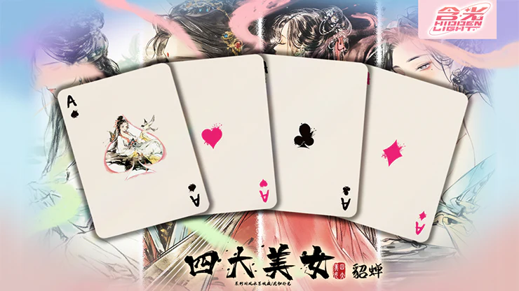 Four Beauties (DiaoChan) Playing Cards - Image 3