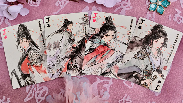 Four Beauties (DiaoChan) Playing Cards - Image 4