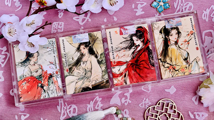 Four Beauties (DiaoChan) Playing Cards - Image 6