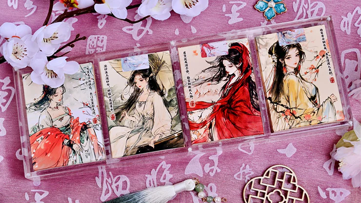 Four Beauties (XiShi) Playing Cards - Image 6